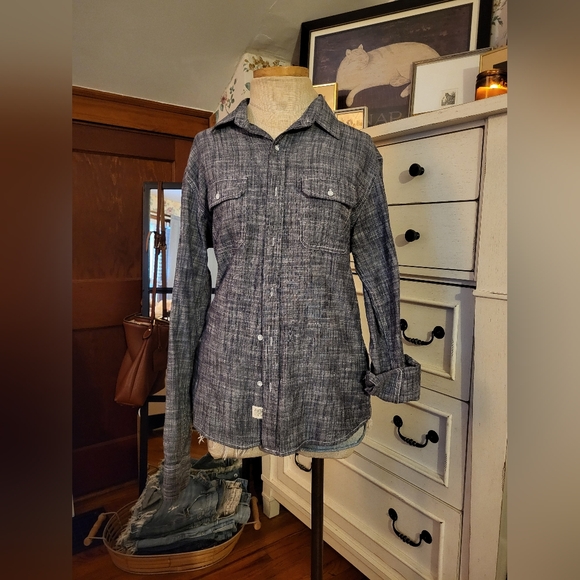 PD&C cotton button down sz M - Picture 4 of 6